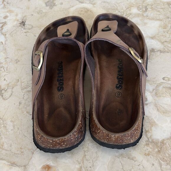 Softmoc Gizeh Soft Footbed Vegan Sandals - Picture 6 of 11